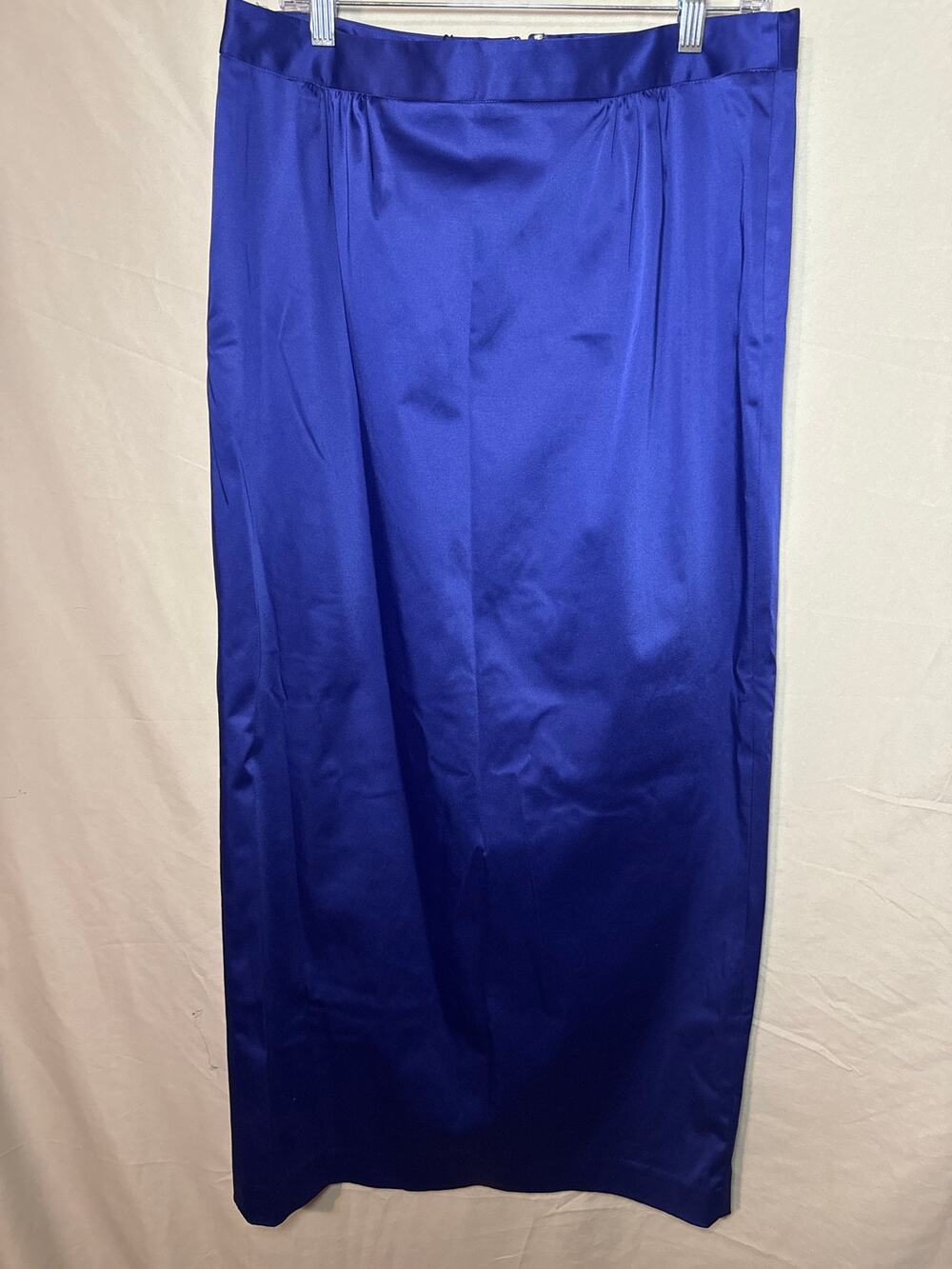 Talbots Blue Floor Length Maxi Skirt NWT Size 12 Long Elegant
